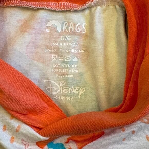 NWT Rag | Disney’s The Little Mermaid Princess Ariel Hooded Romper | Size: 5/6 - Picture 7 of 7